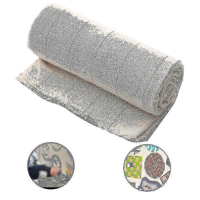 2.1x1meter Monk Cloth Tufting Cloth Marked Lines Woven Making Garments Diy Cloth