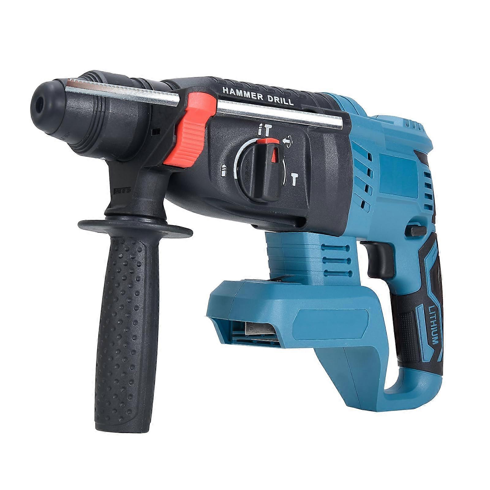 18V Cordless Hammer Drill, 4500 RPM, Universal Hammer, Brushless Motor, Compatible with Makita 18V, Battery and Drill Not Included