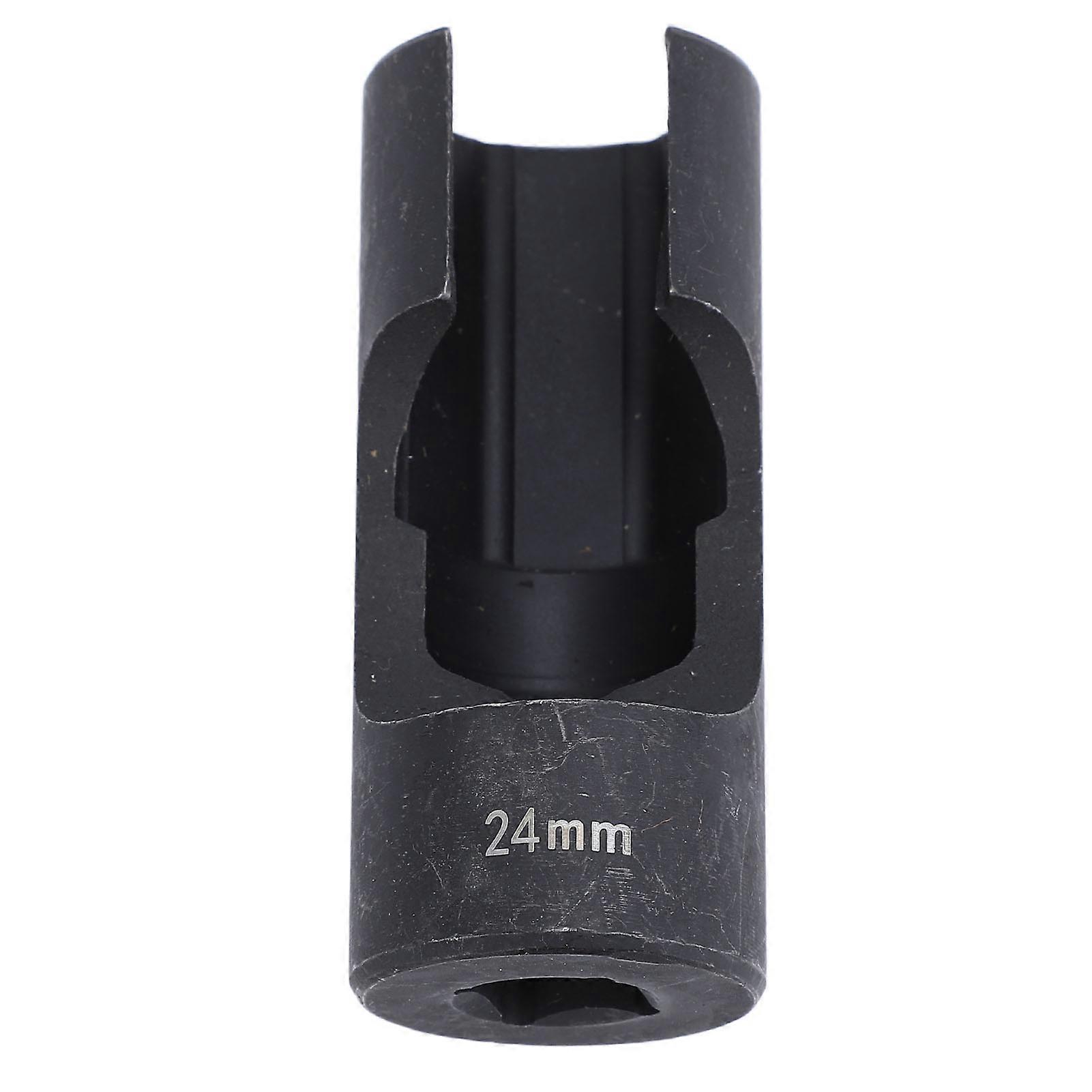 Chrome Vanadium Steel 24mm Fuel Line Socket 1/2in Drive for Fastener Removal on Injector Lines EGT Sensors
