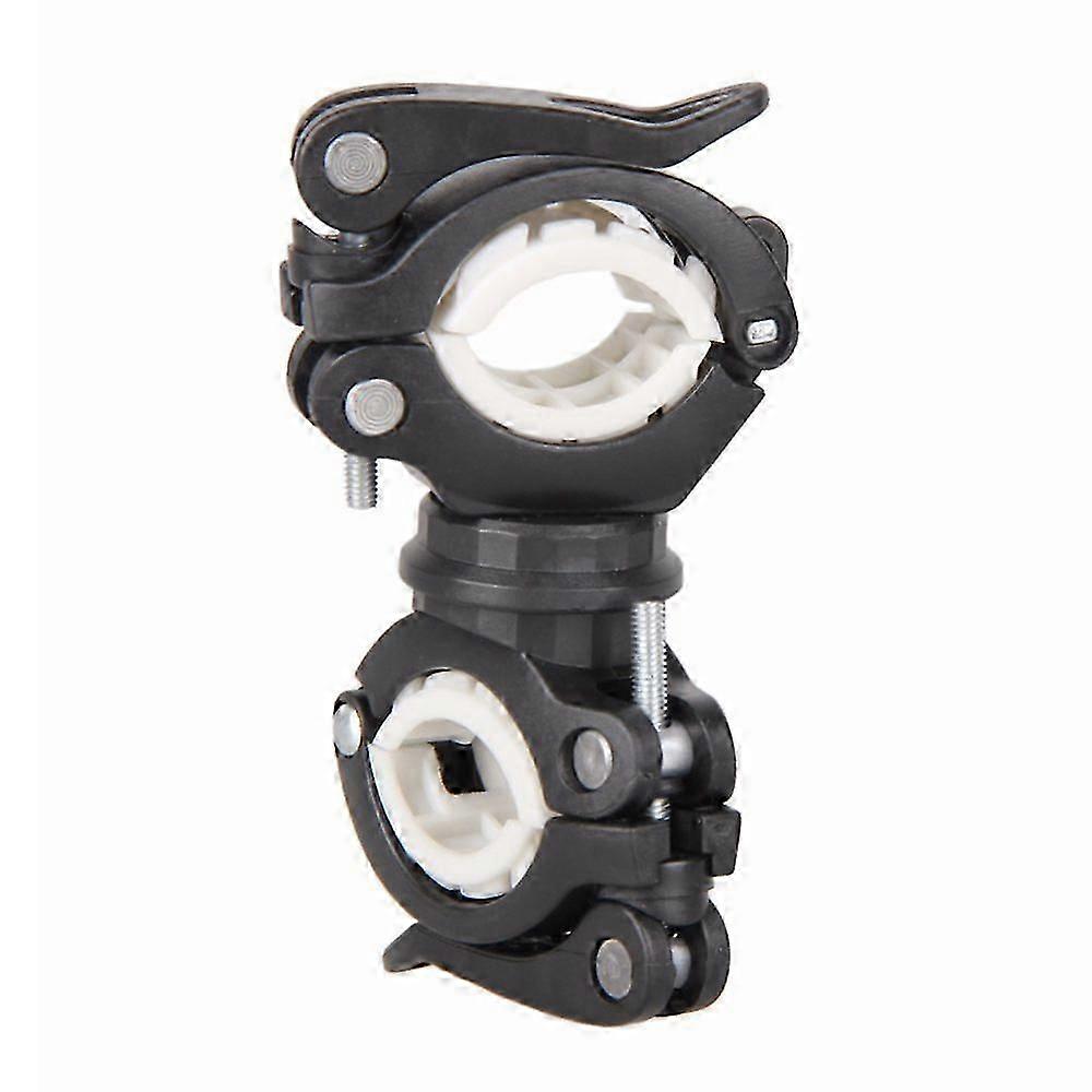 LED front light for bicycle with rotating handlebar holder