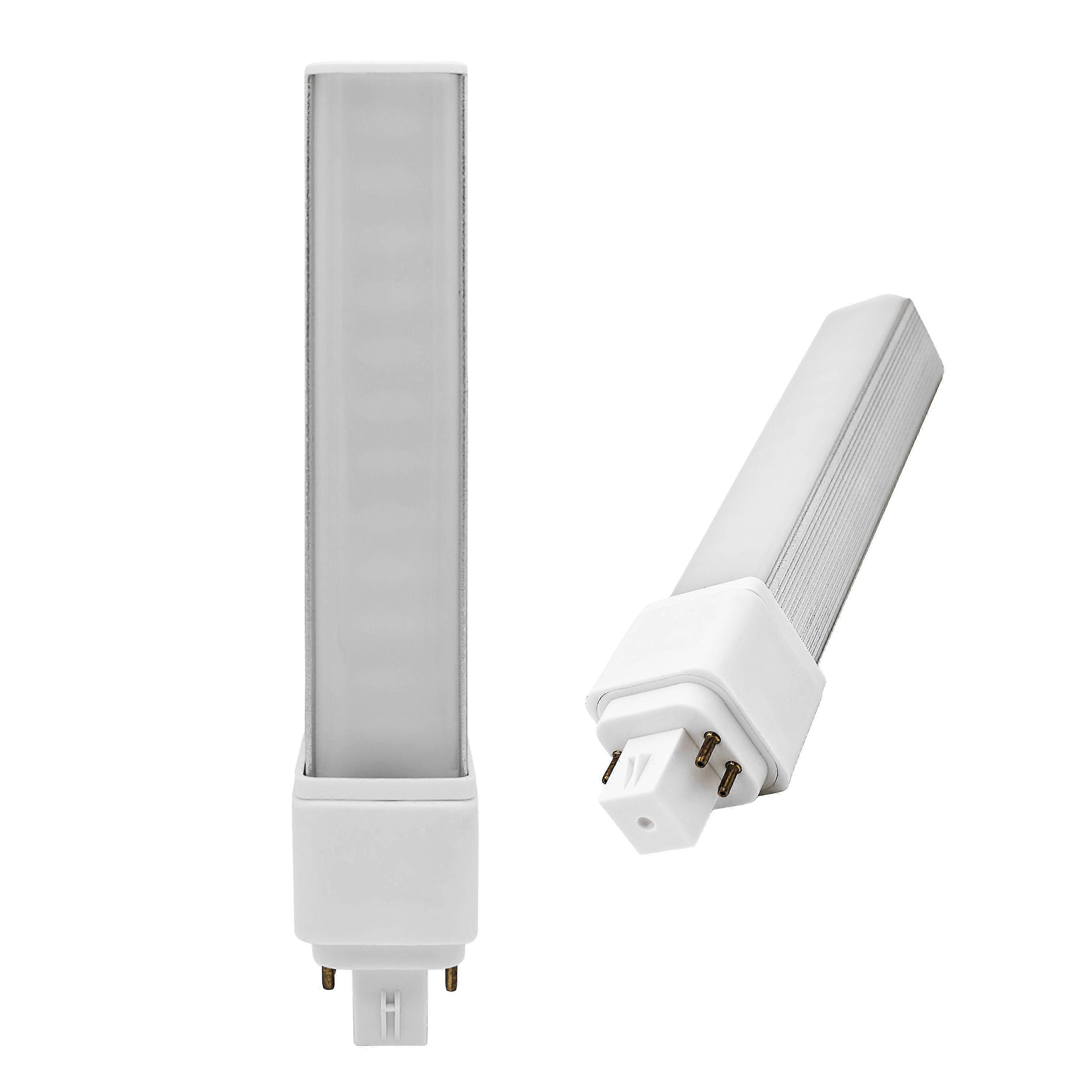 G24q 4 Pin LED Light Bulb Retrofit GX24 LED PL-C Recessed Lamp Replacement 26W 1400Lm 314 Rotate Horizontal Recessed GX24 Green Bulb Daylight 2 PCS