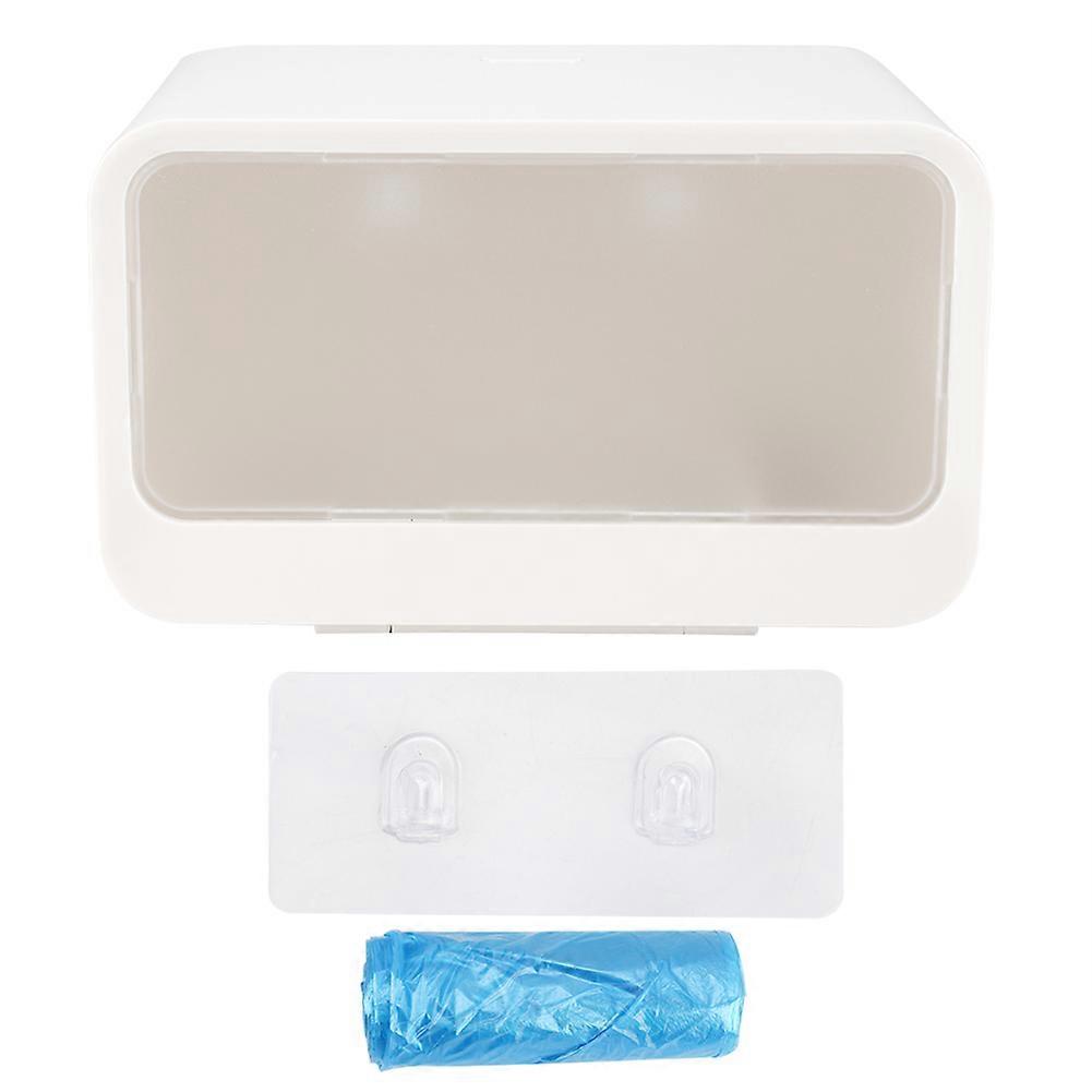 Multifunctional Square Plastic Waterproof Roll Paper Box Wall Mounted