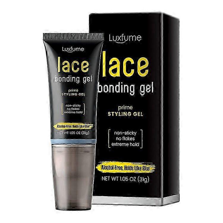 Lace Bonding Gel, Wig Glue Lace Glue for Women and Men,Brush Head Design, Invisible & Skin-Friendly Formula for Wigs