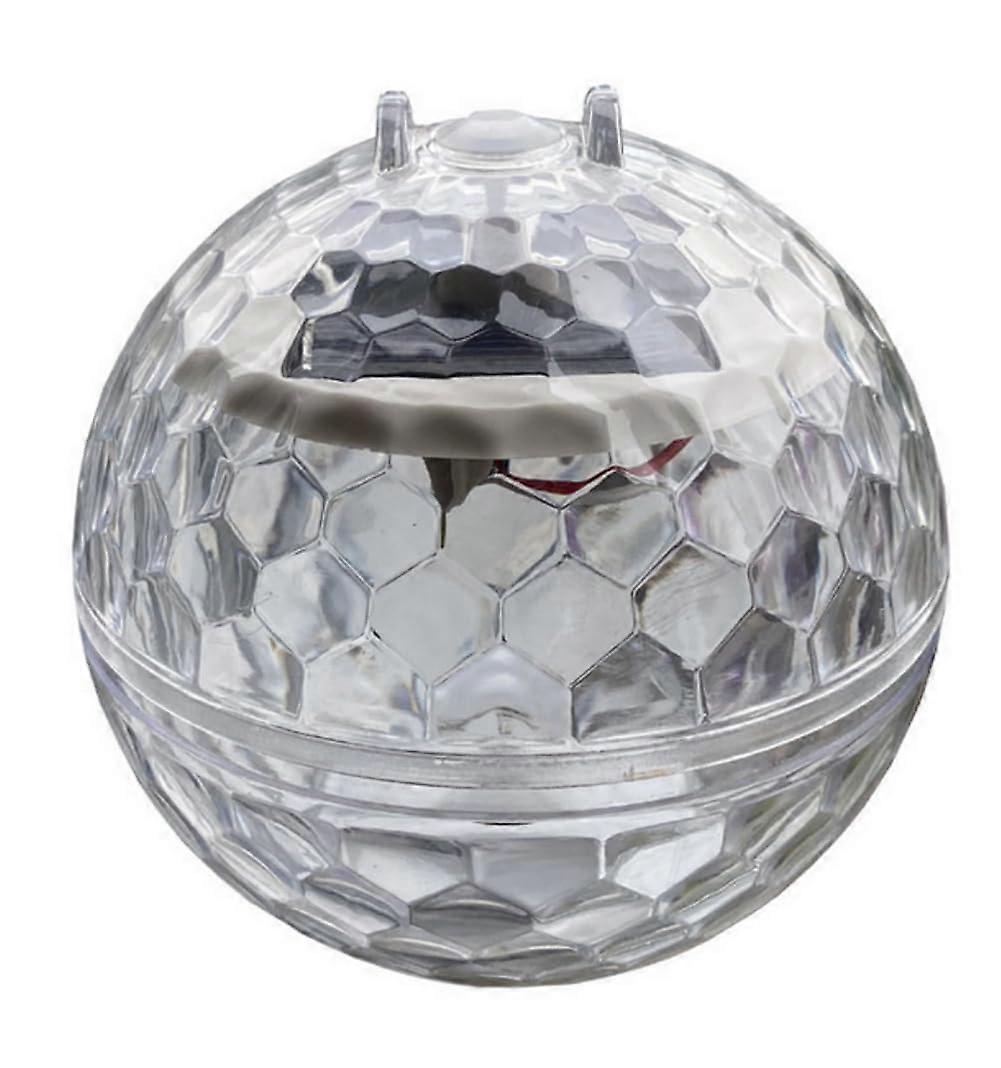 Outdoor Solar LED Floating Light Garden Pond Pool Lamp Rotating RGB Color Change (Warm White) Ref: 1583