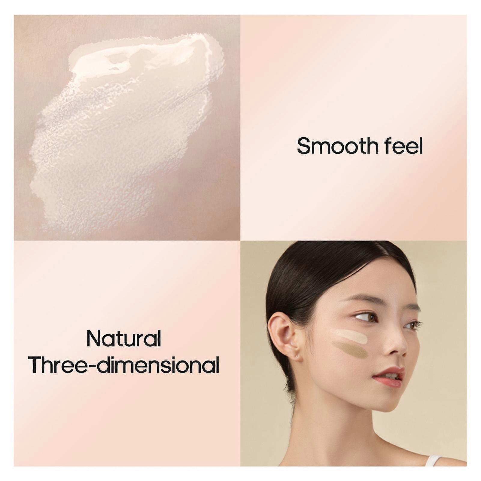 GOGO TALES 2.5g Light Shadow Pen Liquid Stick Natural Three-dimensional Matte Highlight Shadow Nose Shadow Three-in-one