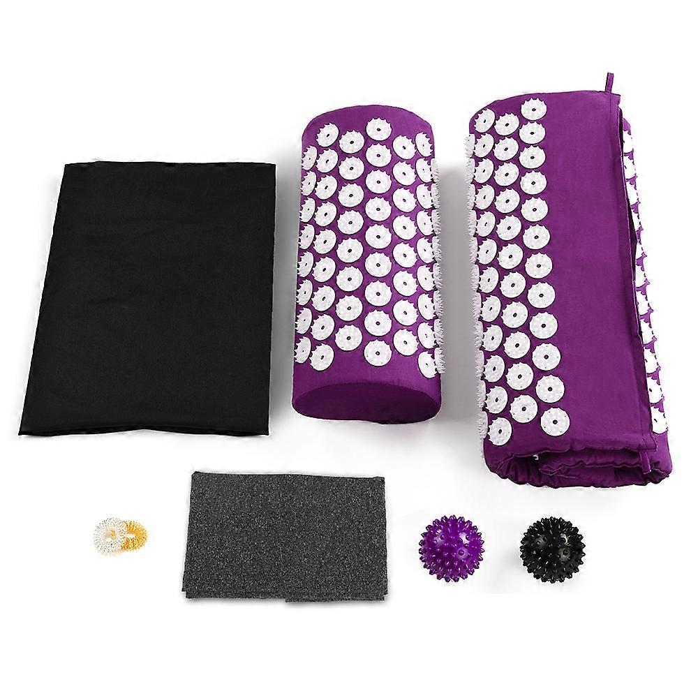 Acupressure Mat and Pillow Set