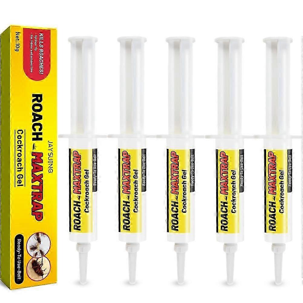 Cockroach Gel Bait Roach Pest Killer With Plunger Tip For Floor Kitchen Non-toxicc