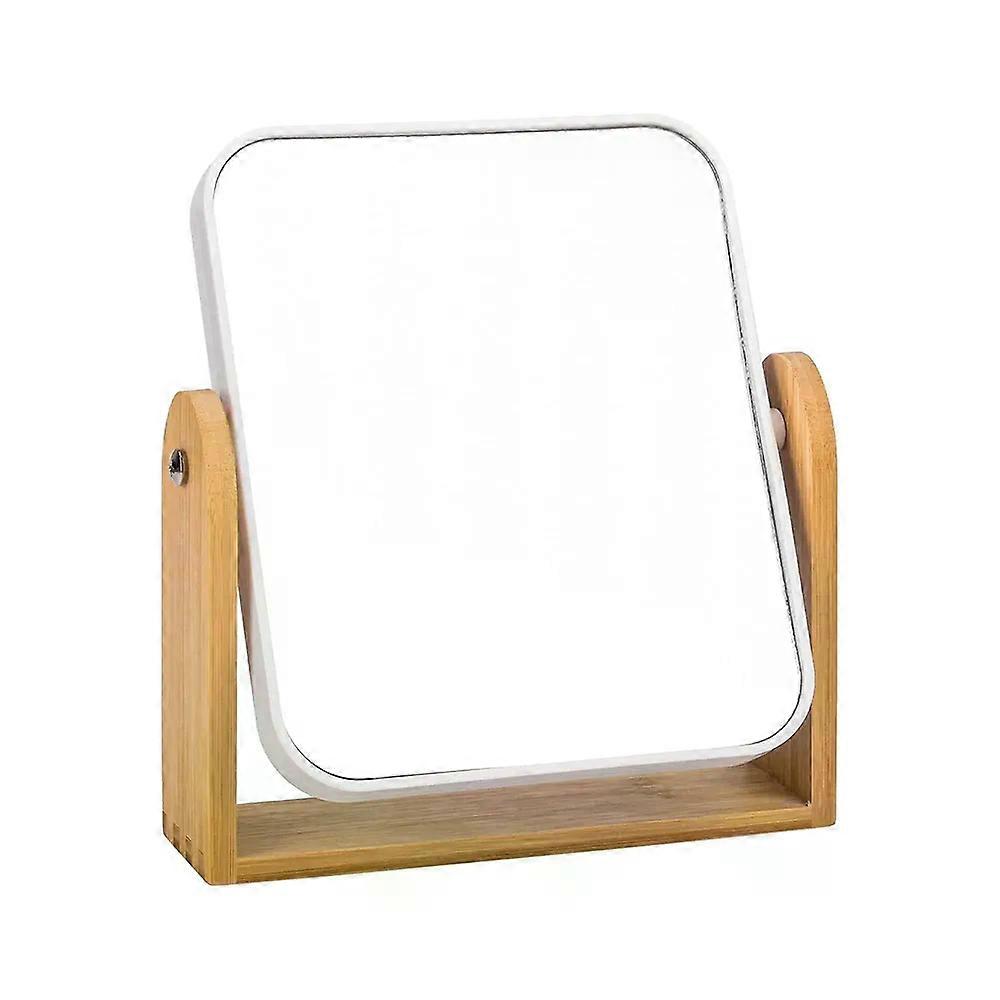 Vanity Makeup Mirror with Stand 1X/3X Magnifying Double Sided 360 Degree Swivel 8 Inch Travel Portable Cosmetic Compact Mirror