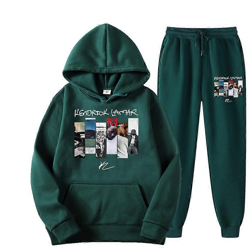 2025 Kendrick Lamar Hoodie Set with Fleece Lining Jacket Unisex Sports Set