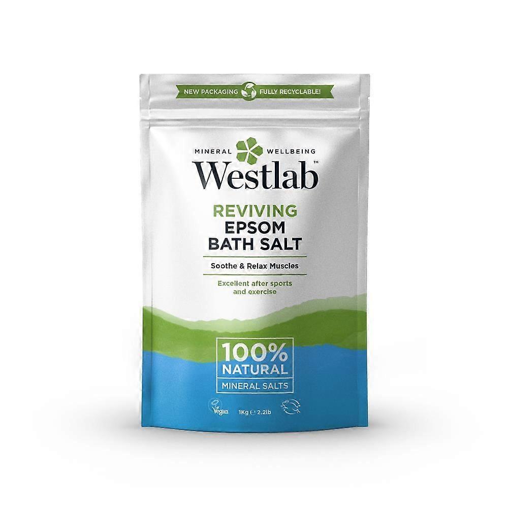 Westlab Epsom bath salts 1KG - 4 Pack