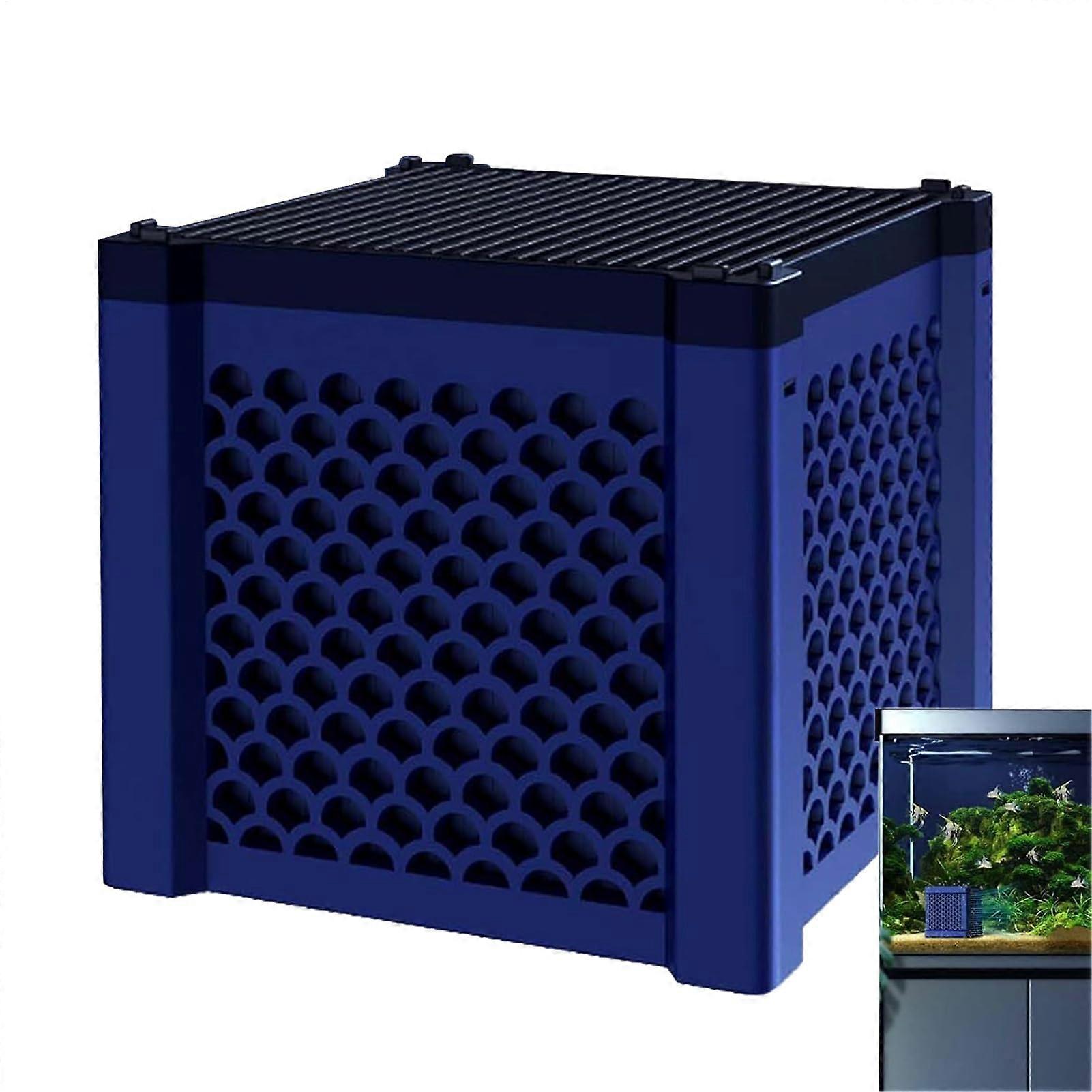 Water Filter Cube for Fish Tank Horse Trough Purifier, Activated Carbon Filtration