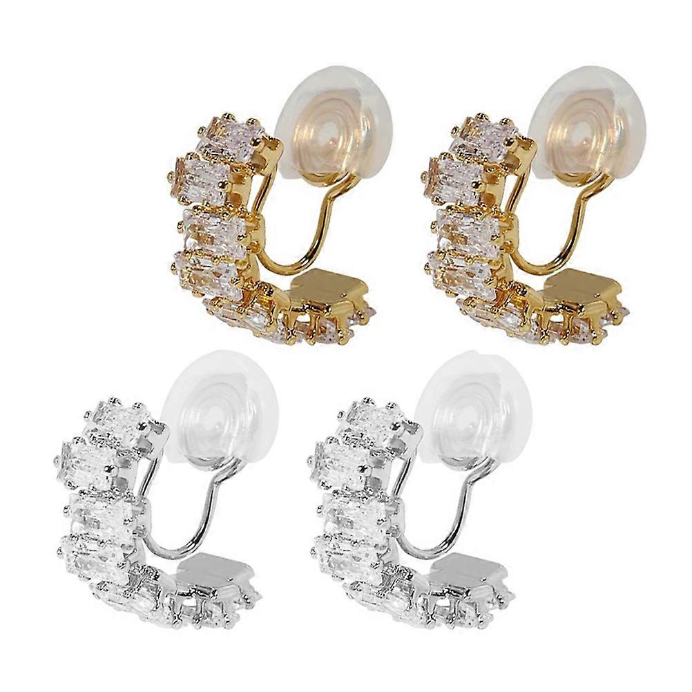 Here's a refined and engaging product description for your **2 Pairs Ear Cuff Earrings Non Piercing for Women and Men**:
### ✨ **2 Pairs Non