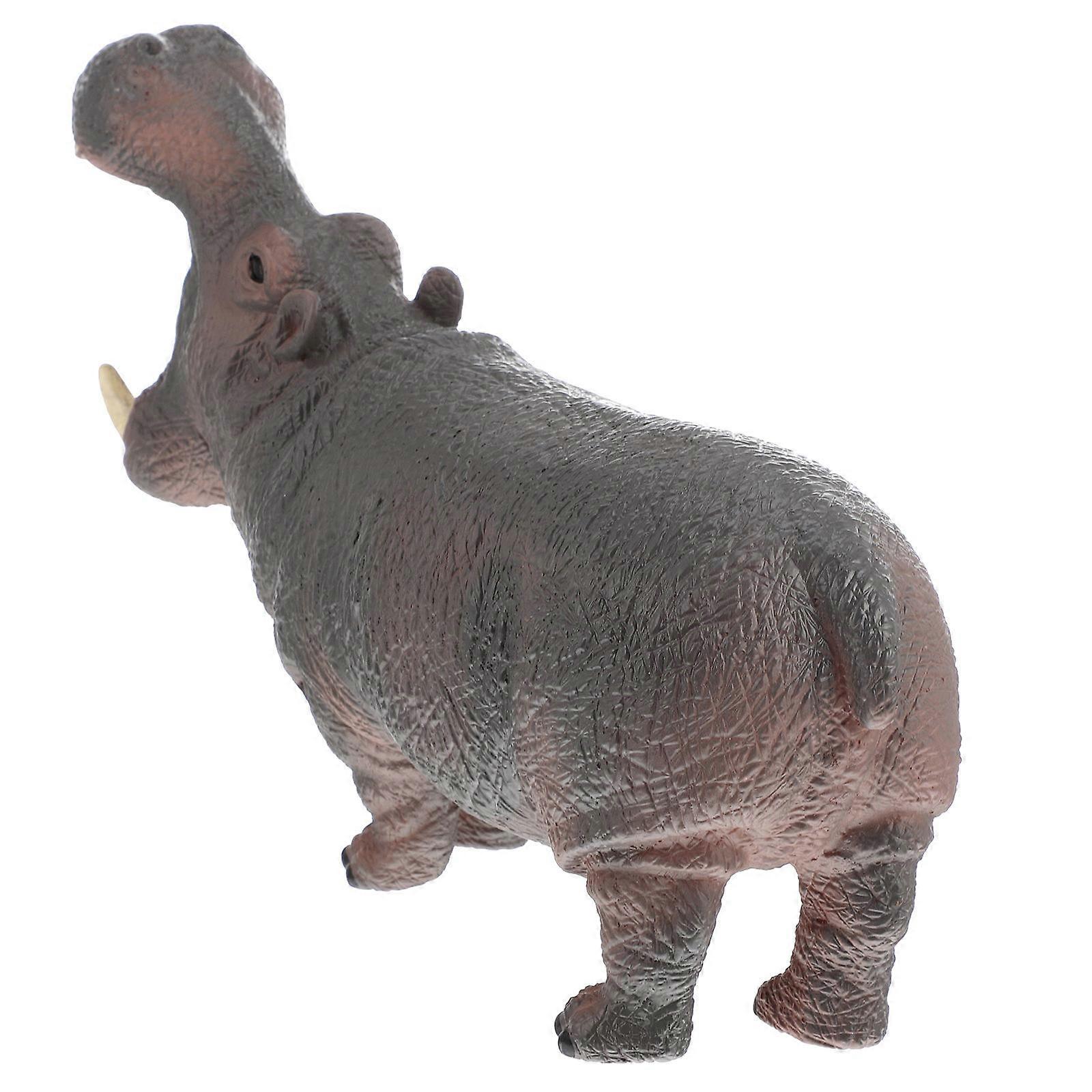 Realistic Hippo Figurine for Educational Play, Animal Theme Parties, Photo Props, and Collecting – Ideal Gift for Animal Lovers