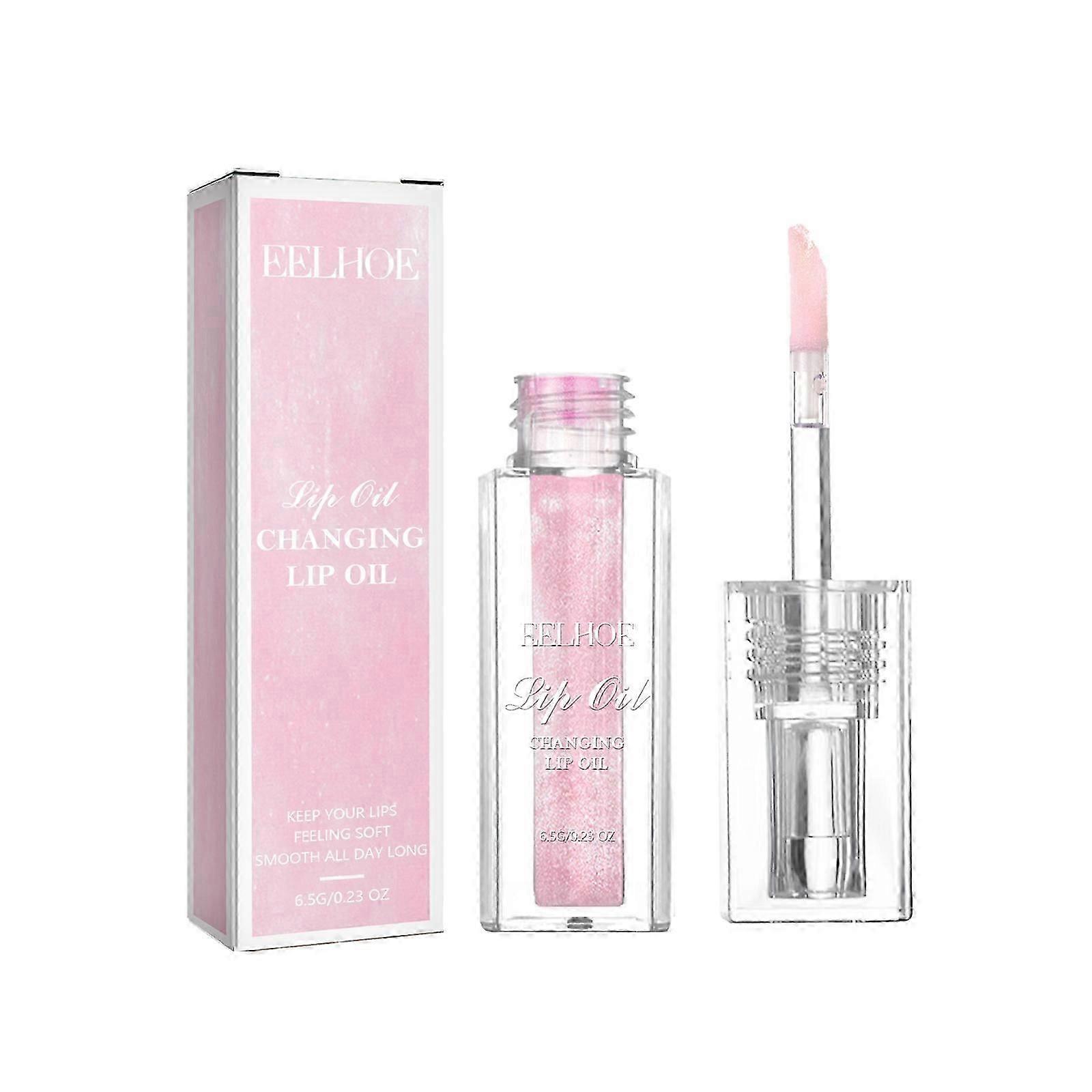 EELHOE color changing lip oil lightens and smooths fine lines on the lips, moisturizes and prevents dryness and cracking. Color changing lip care