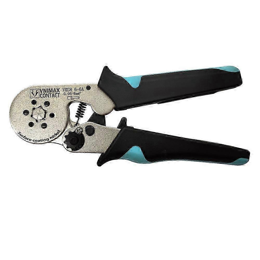 Cable sheath crimping pliers, 175 mm, black+blue