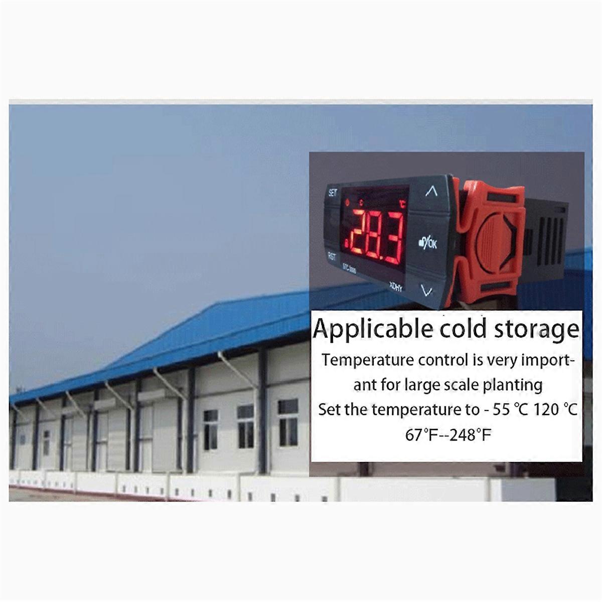 10X -3000 110V-220V 30A Digital Temperature Controller Thermostat with Sensor Controlling Tool
