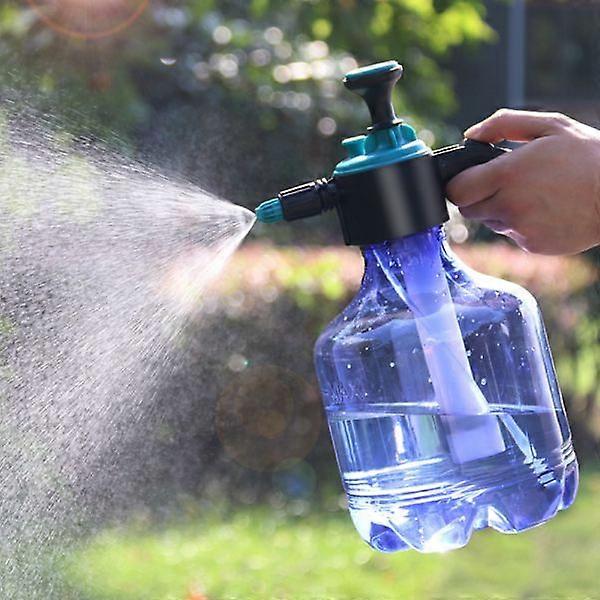Large Capacity Watering Can, 3L Watering Can, Household Manual Air Sprayer for Garden Tools (3L Transparent Blue)