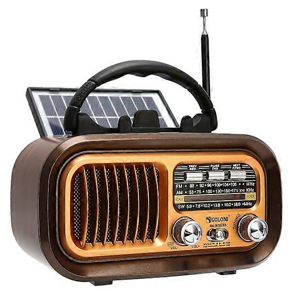 Petite radio rétro portable avec haut-parleur Bluetooth