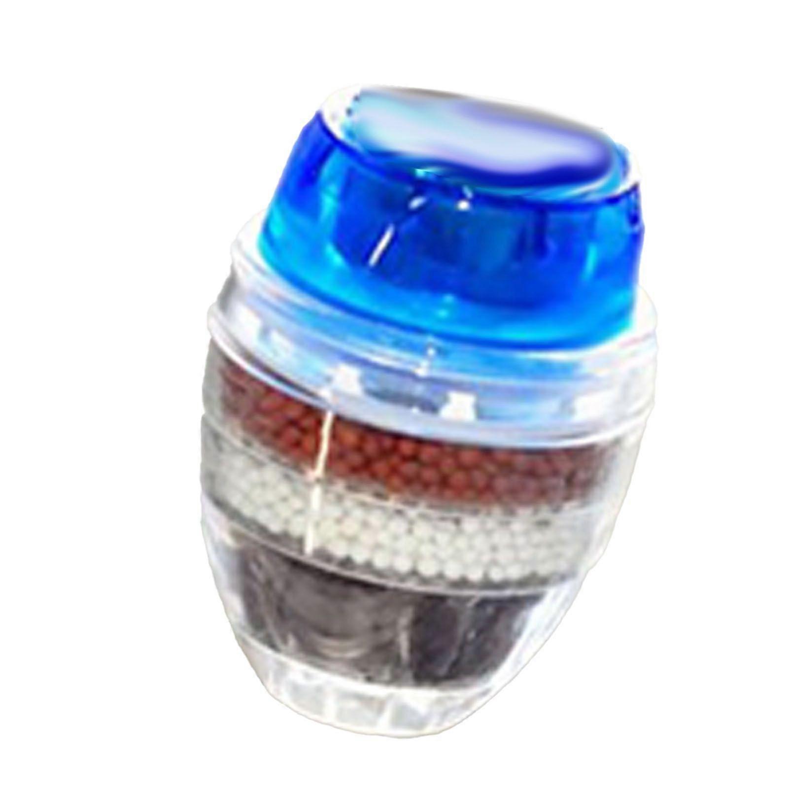 Faucet Mount Filter Blue Water Filter Multi Layer Efficient Water Saving Easy Install Filtration System for Kitchen Bathroom