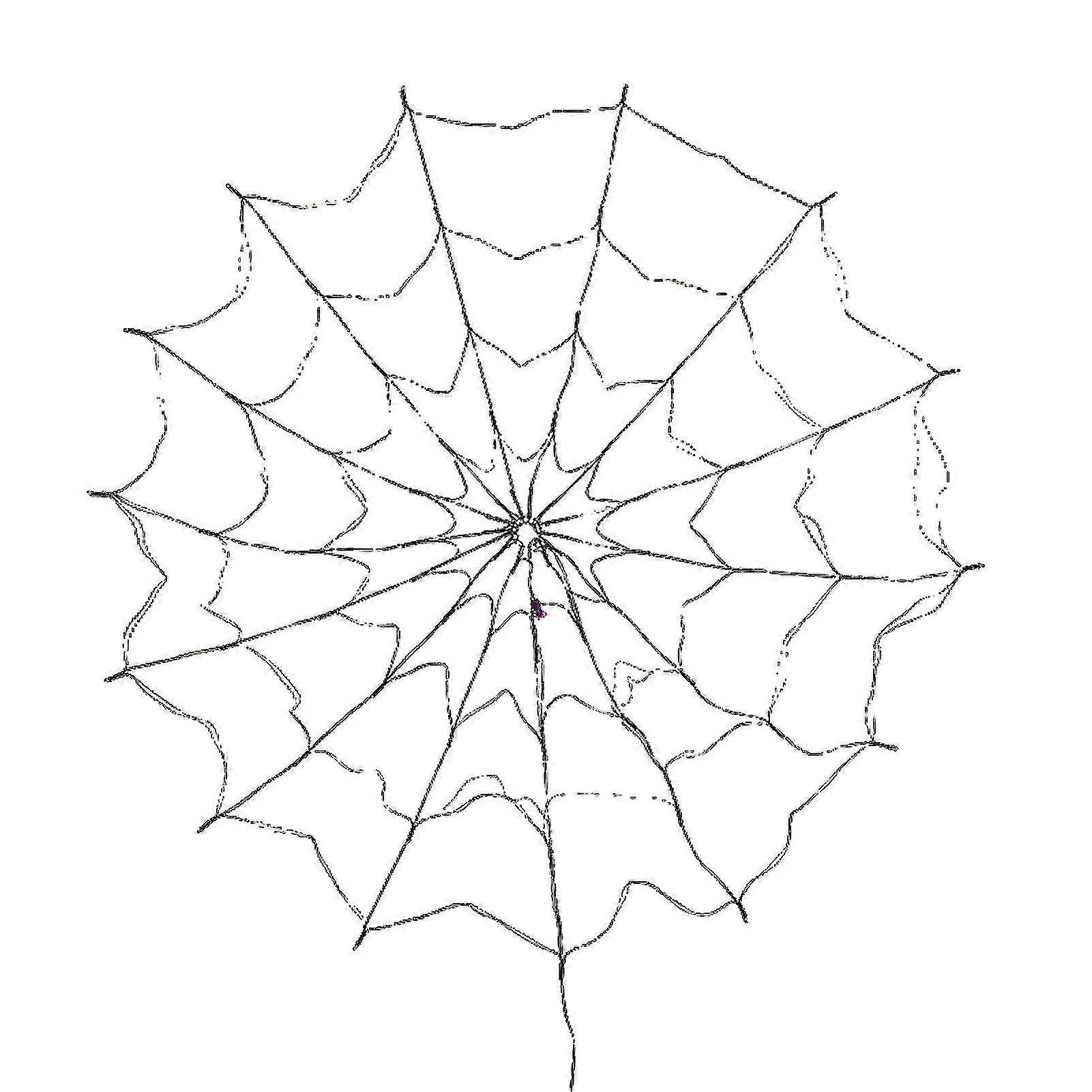 Spider lamp net, PVC material, 150cm in diameter, creating a horror atmosphere