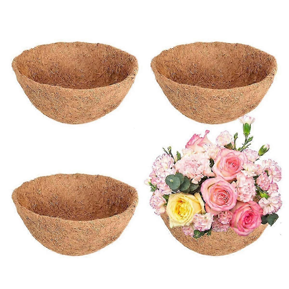 16Inch Hanging Basket Liner,Round Planter Liner for Hanging Basket