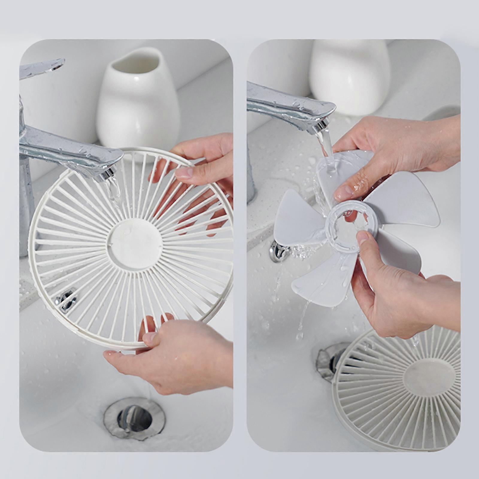 Telescopic Foldable Desktop Fan with Remote Control - Portable, Adjustable, Easy Clean