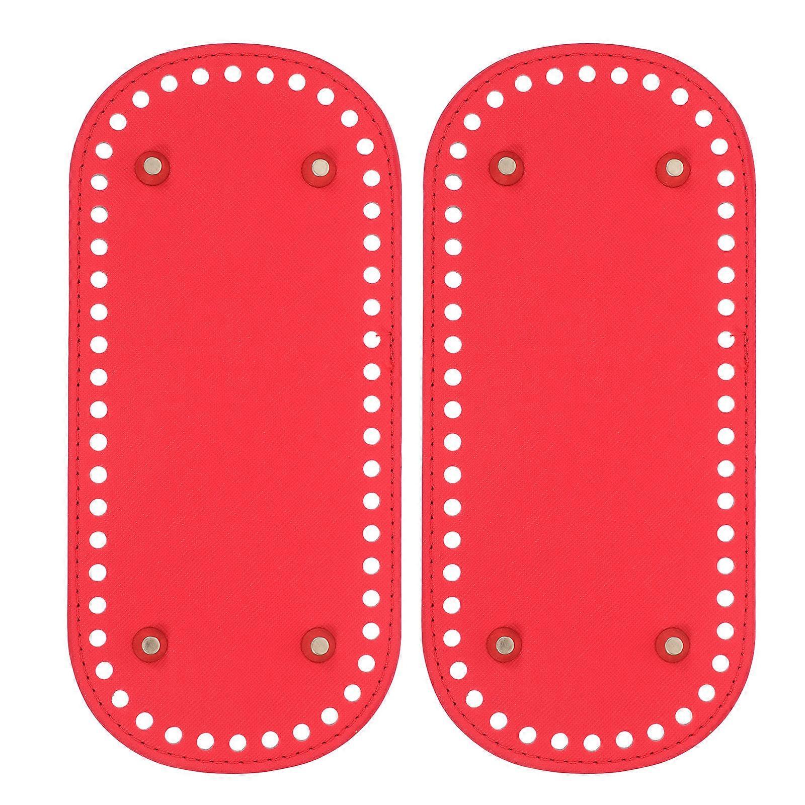 2Pcs Decorative Artificial For DIY Craft Projects Convenient Red PU Material