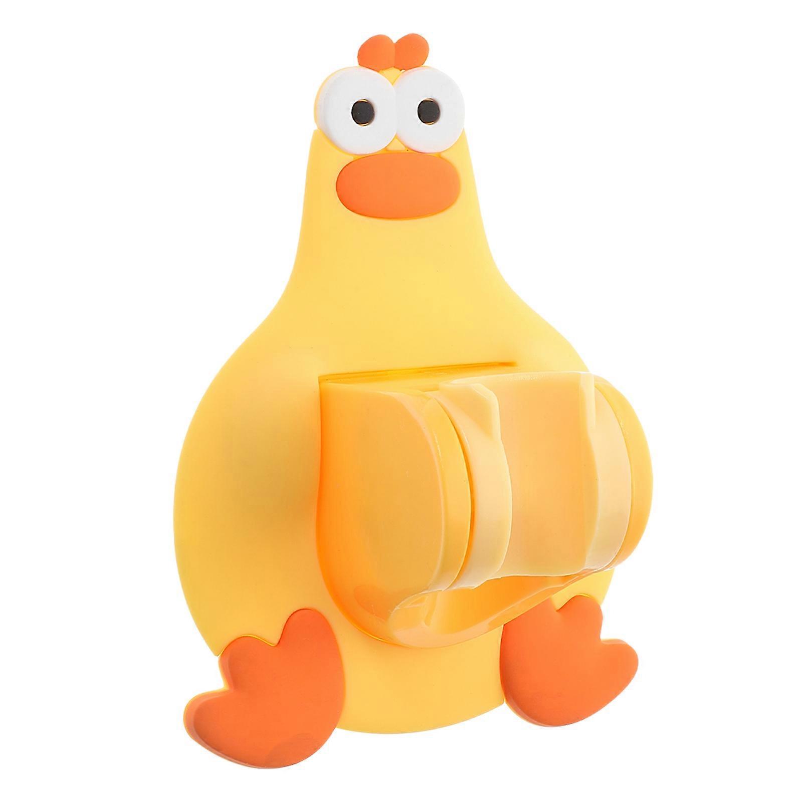 Shower Sprayer Bracket Cartoon Duck Shape Stability Feature General Users 1Pack