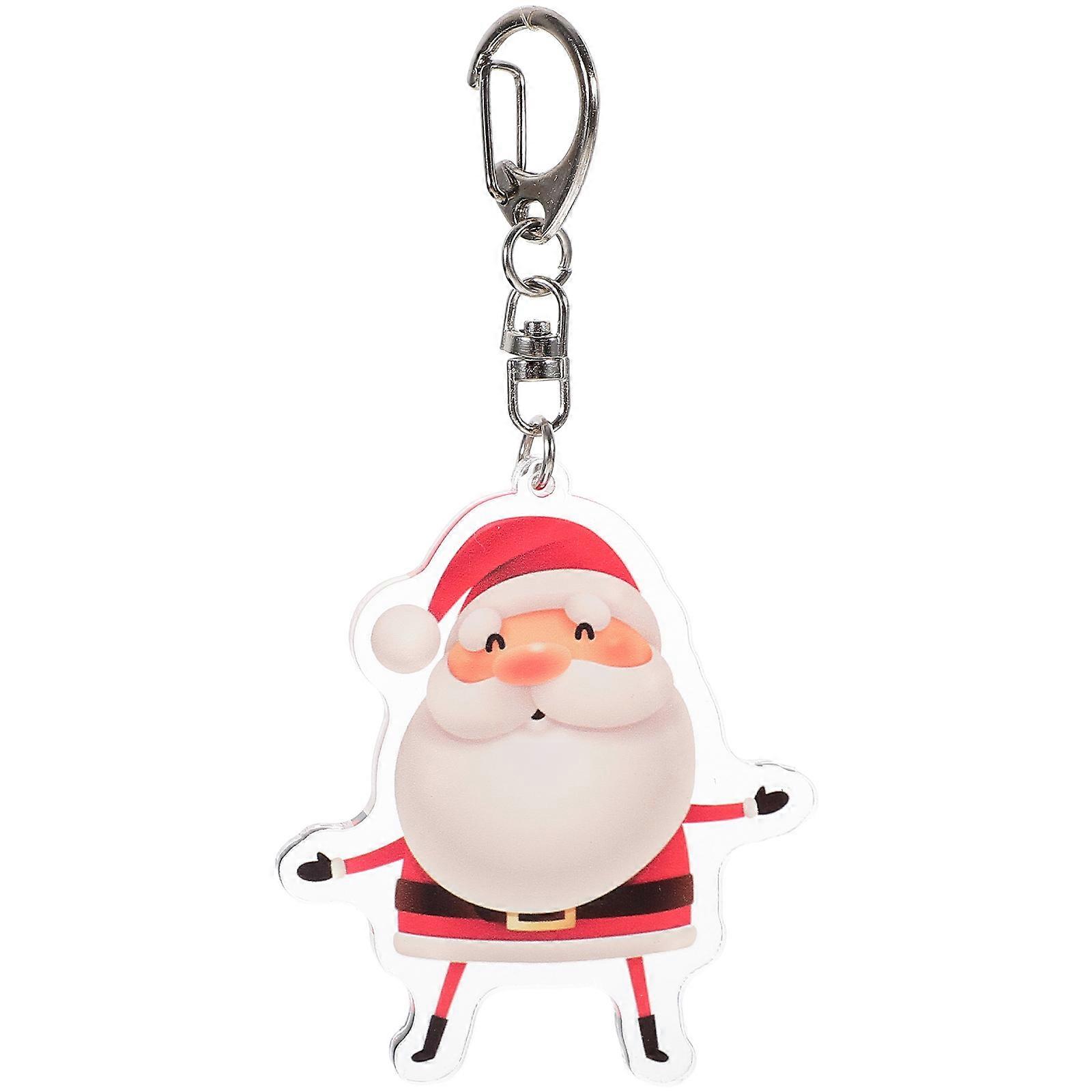 It looks like your message might be cut off, but with information about **Santa Claus Christmas keychains** that are described as **lightweight purse