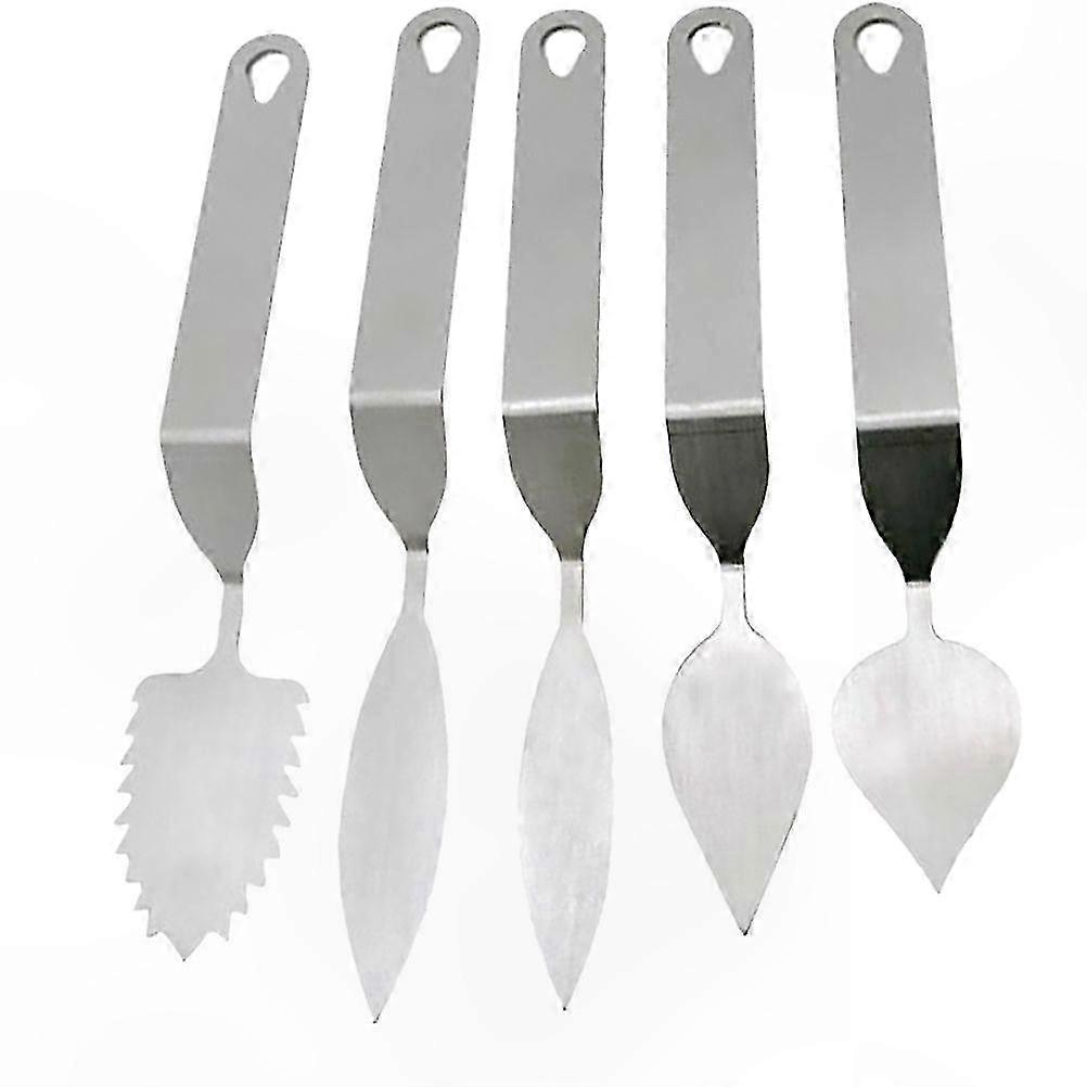 5-Piece Baking Set: Leaf & Feather Cutters for Cake Decorating Tools
