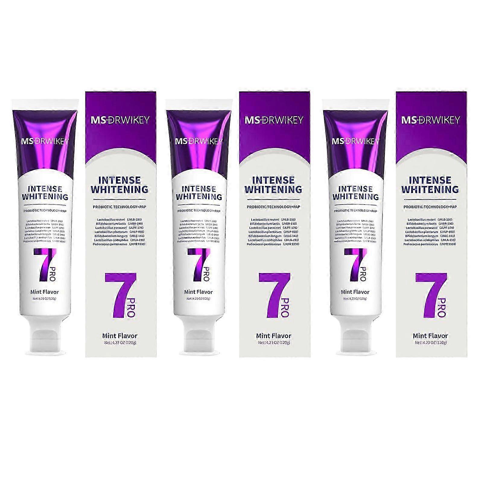 suitable for 7 pro intensives toothpaste with 7 probiotics for deep cleaning and whitening teeth
