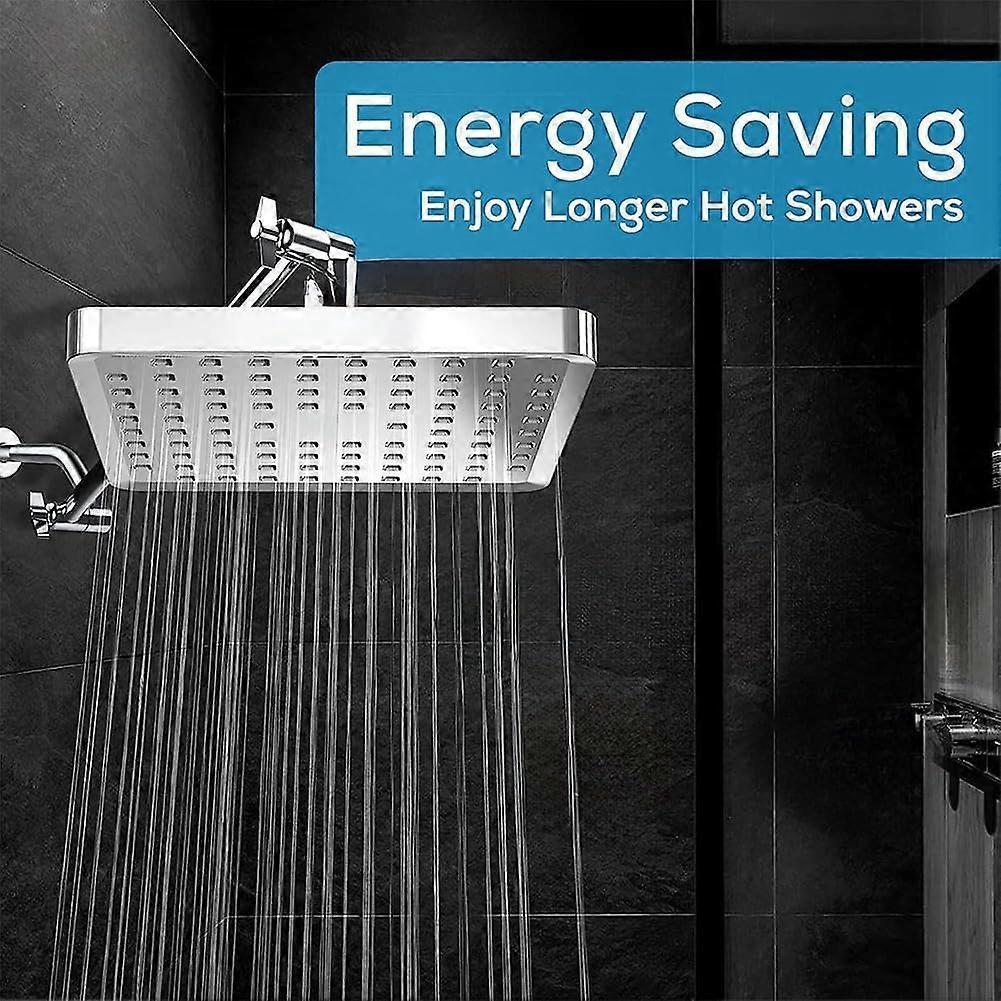 Pressure Rain Shower Head Adjustable Universal Fit For Bathroom Shower Head Replacement Modern Style