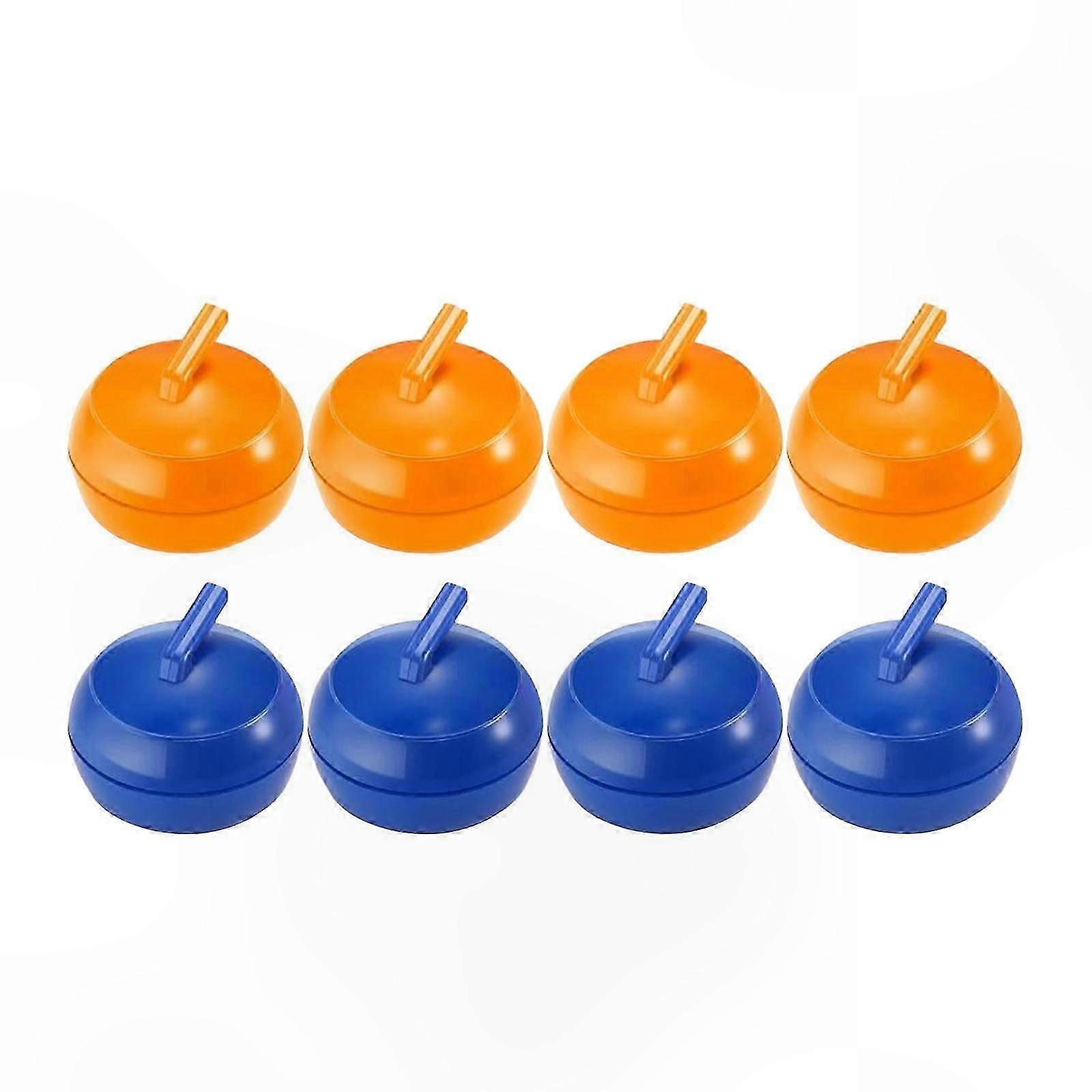 8 Pieces Mini Curling Set for Family Fun and Learning Activities