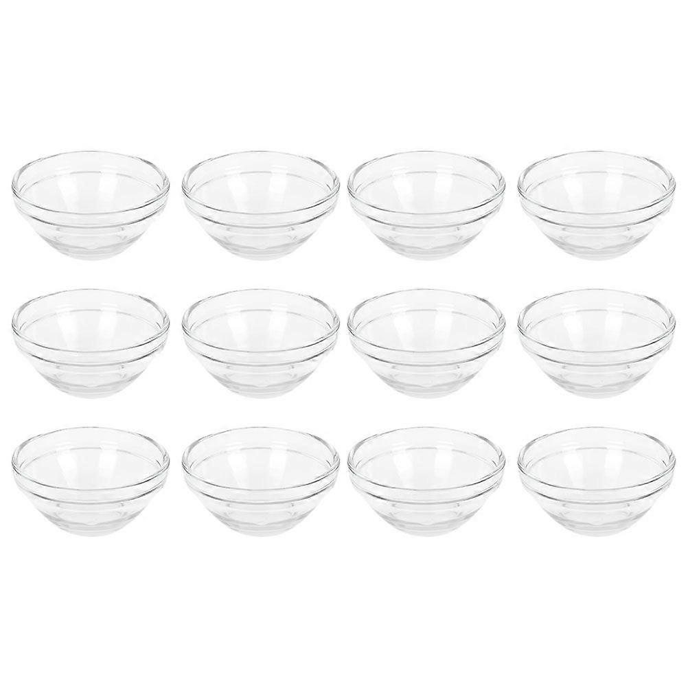 12Pcs γυάλινα μπολ μάσκας προσώπου αιθέριο πετρέλαιο μπολ σαλόνι Spa προμήθειες μάσκα ανάμειξης κύπελλα