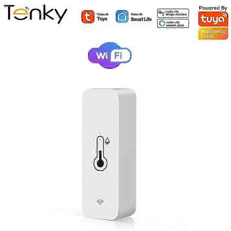 Tenky Tuya Smart ZigBee Wifi Temperature And Humidity Sensor Indoor Hygrometer Controller