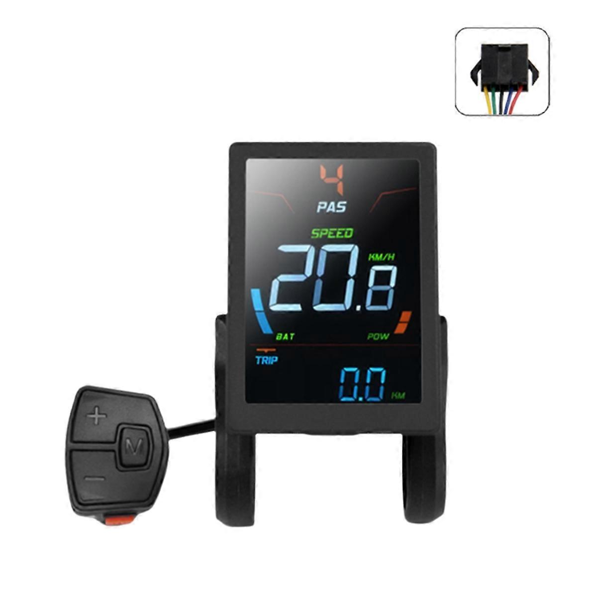 Bike Display Meter LCD Panel DZ32 SM Plug Ebike Intelligent Meter