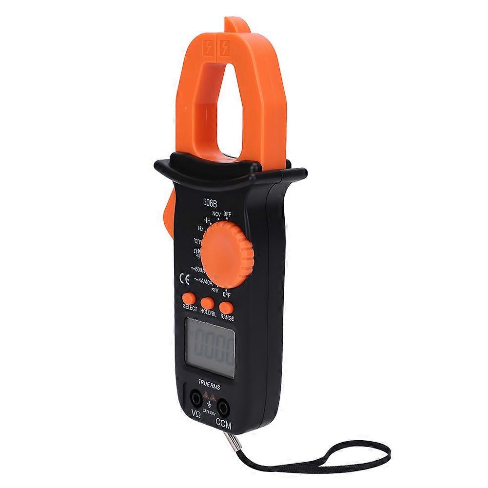 606B Digital Handheld Clamp Multimeter AC/DC Tester 4000 Counts