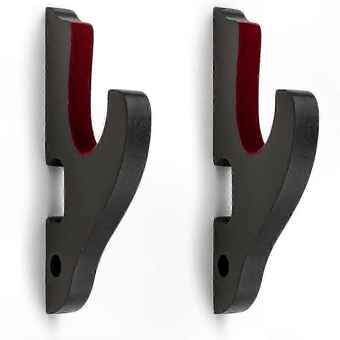 Adjustable Sword Display Hanger, 2/Set Wall Mount with Padding for Katana and Other Swords