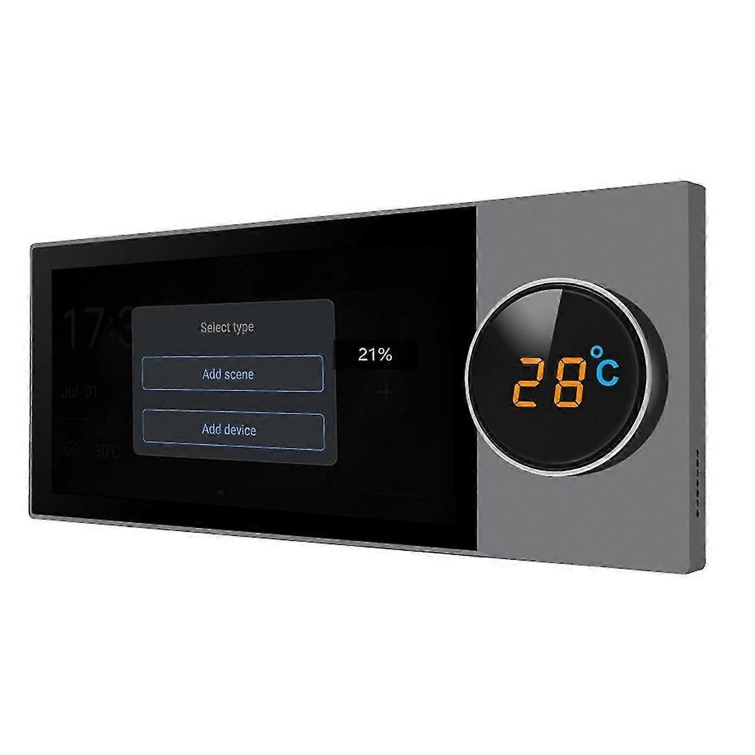 6 Inch Tuya Smart Home Control with Zigbee Hub Gateway Alexa Voice Multi-Function Touch Screen Central Control Switch