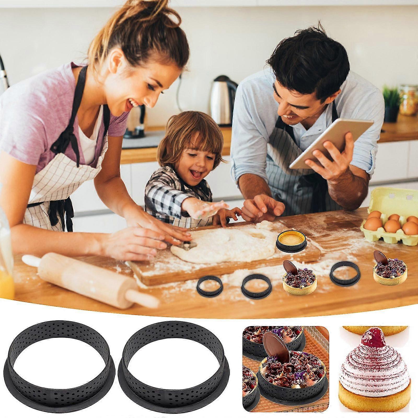Round Tower Ring Cutting Mold, Plastic Cake Baking Ring