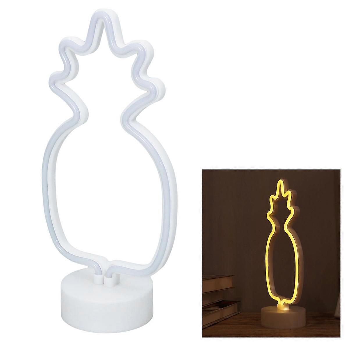 LED Neon Lamp Pineapple Neon Sign Lighting for Bedroom Party Decoration