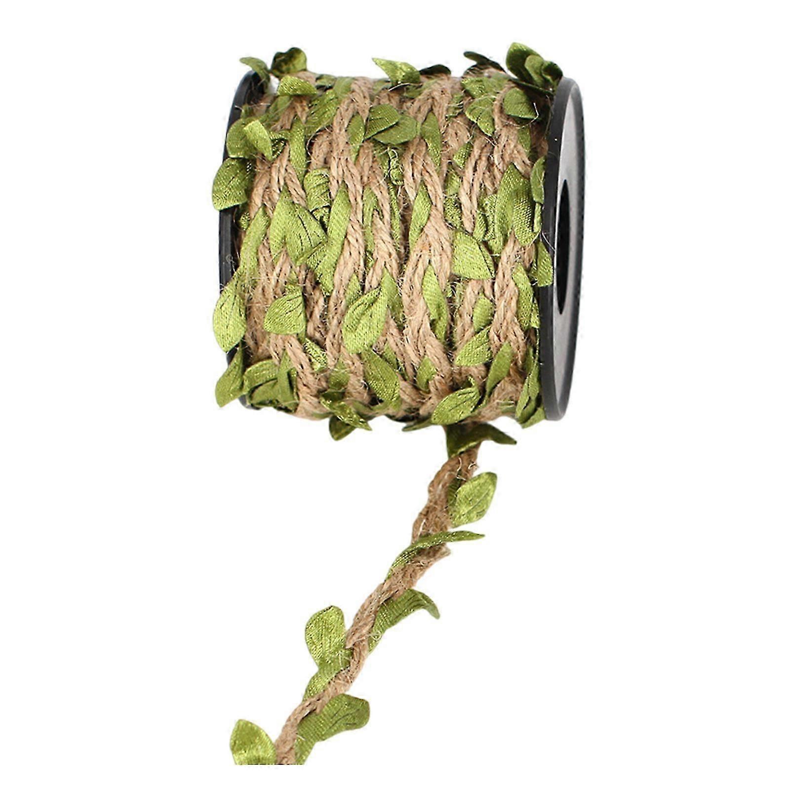 Gardening twine string 10m with leaf design