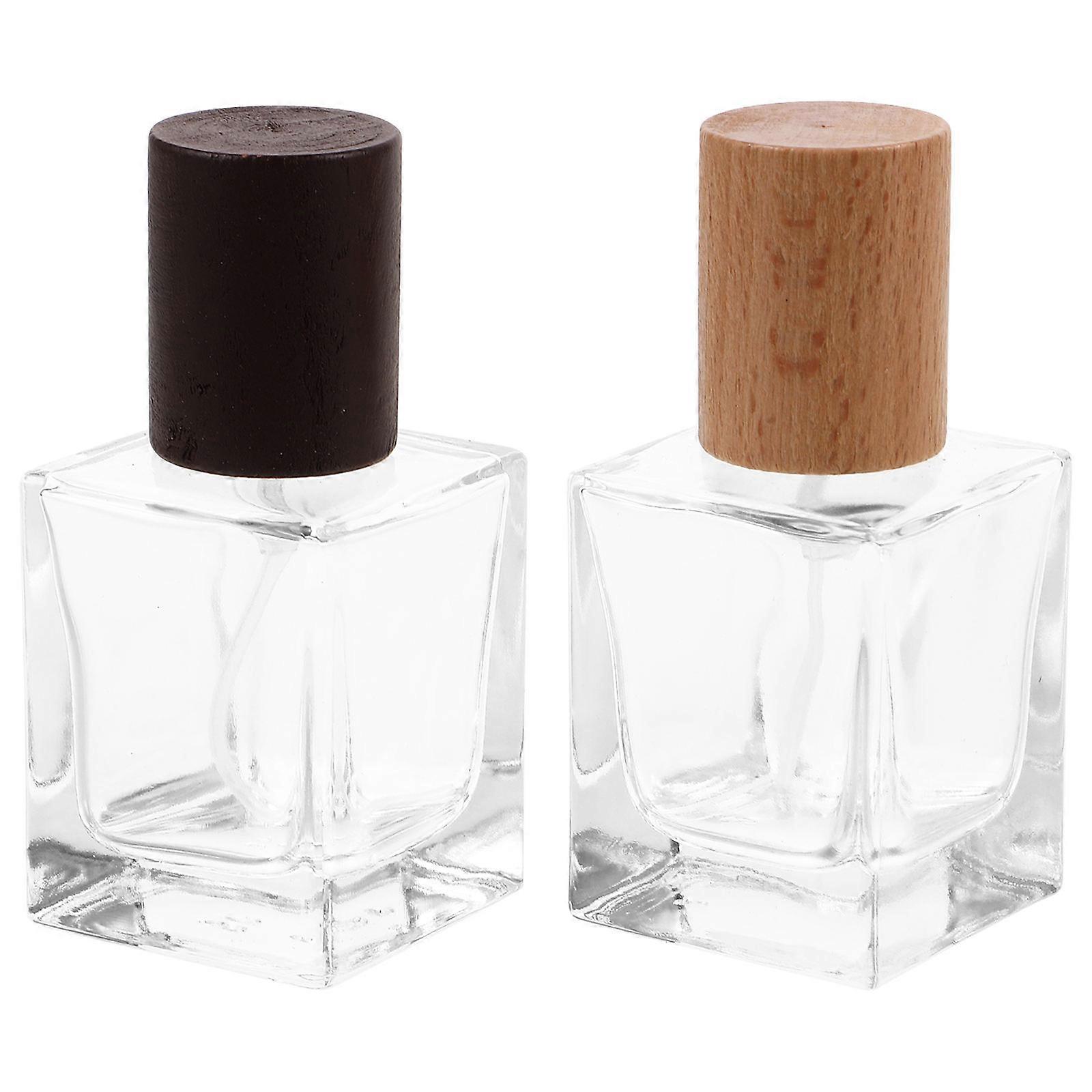 Glass Perfume Atomizer Bottles for Travel 2Pcs Refillable Style