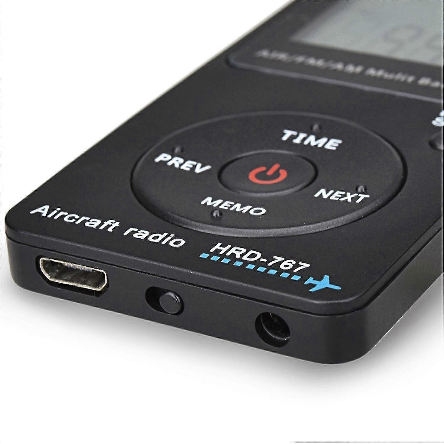 Radio Flugzeug Band Empfänger FM / AM / AIR Radio World Band mit LCD-Display Lock Button Pocket Radio w