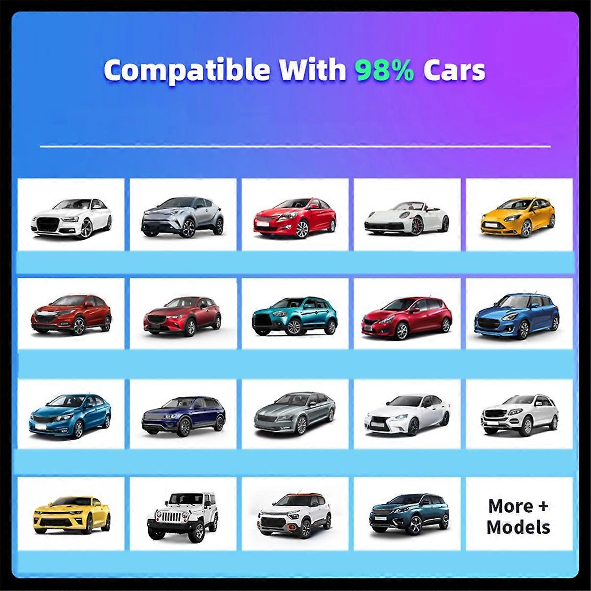 CarPlay Mobile Phone Auto Adapter Wired to Wireless for 