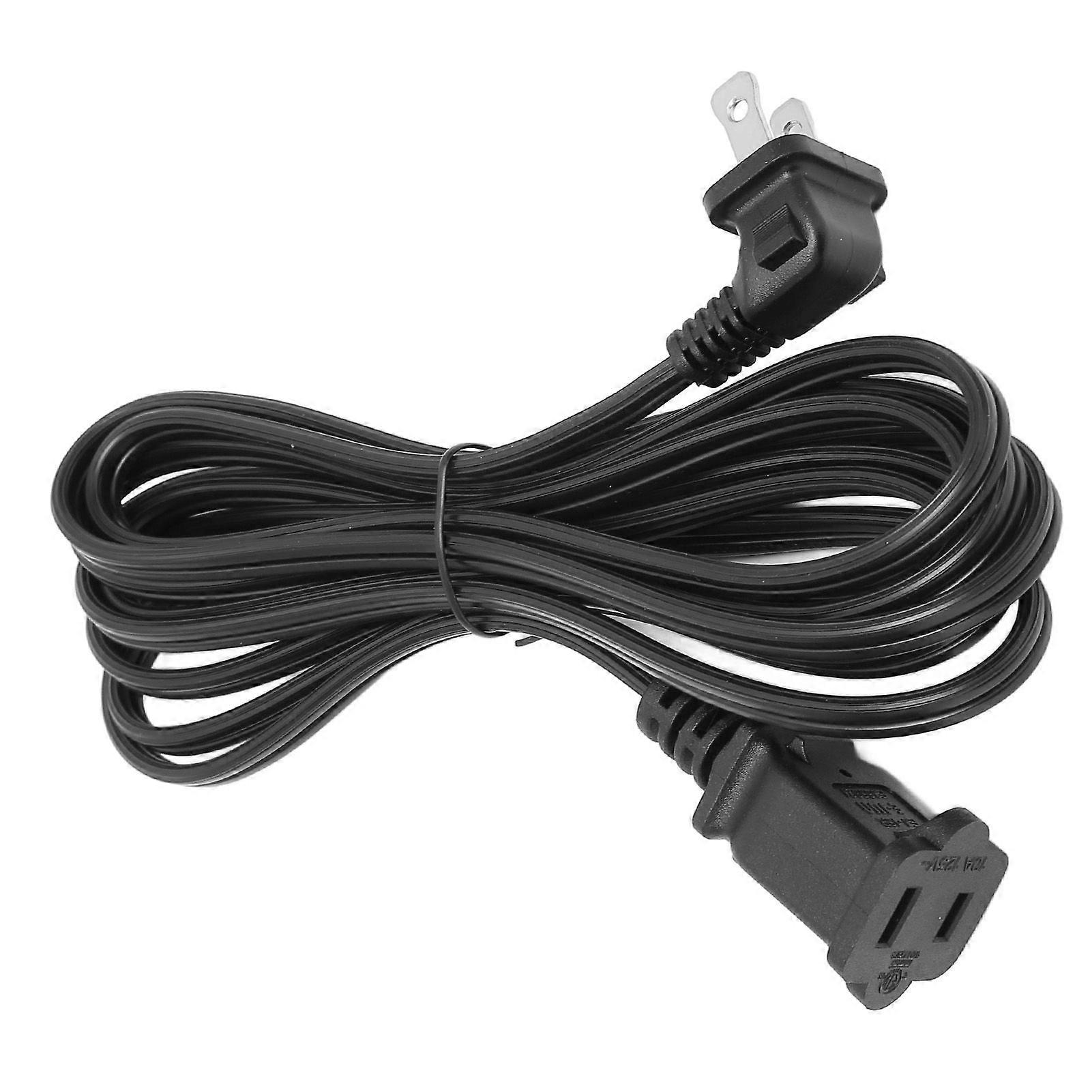 NEMA 1 15P to NEMA 1 15R Power Cord Professional Curved Plug Male to Female Power Extension Cable 9.8ft