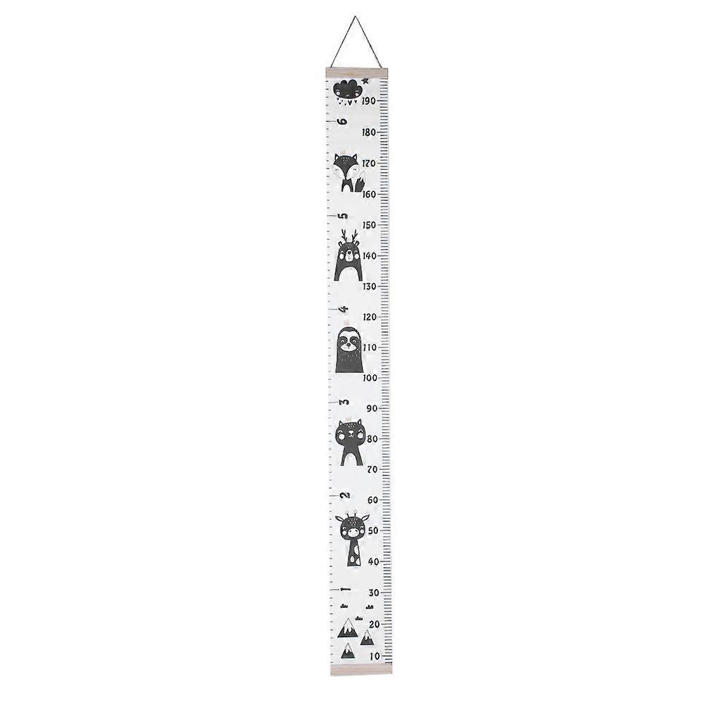 Wood Wall Hanging Child Kid Height Measuring Ruler Room Home Decoration(style C)