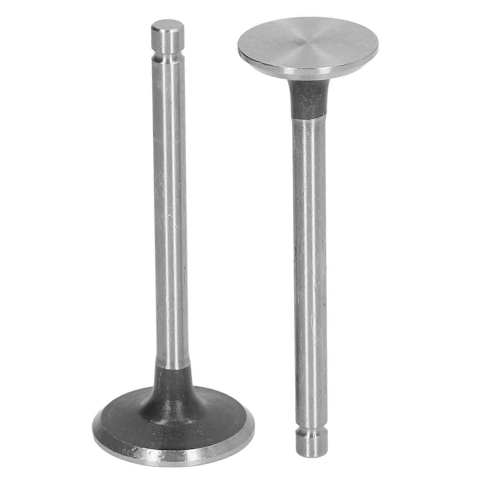Mini tiller valve set in alloy steel - 2PC burr-free intake & exhaust kit for small engines