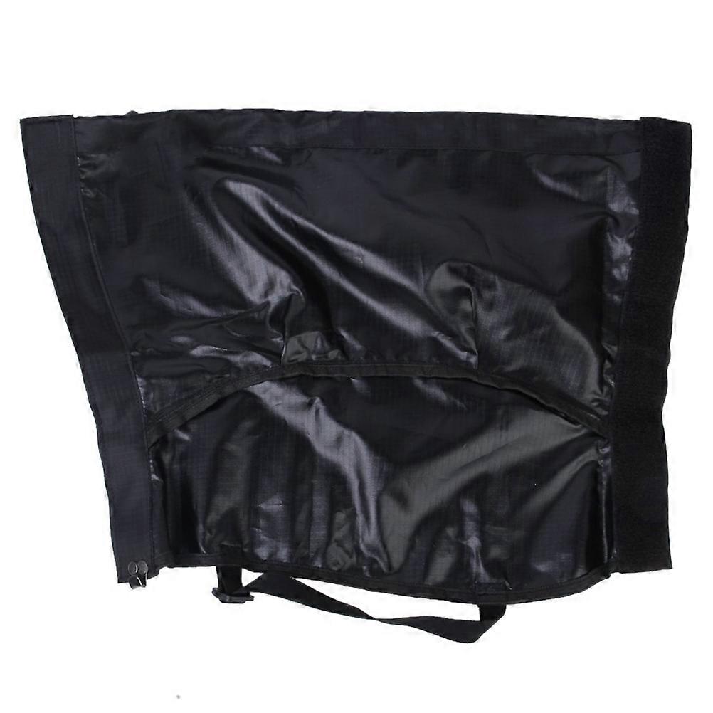Black Waterproof Boot Covers for Snow Hiking A Pair Lightweight