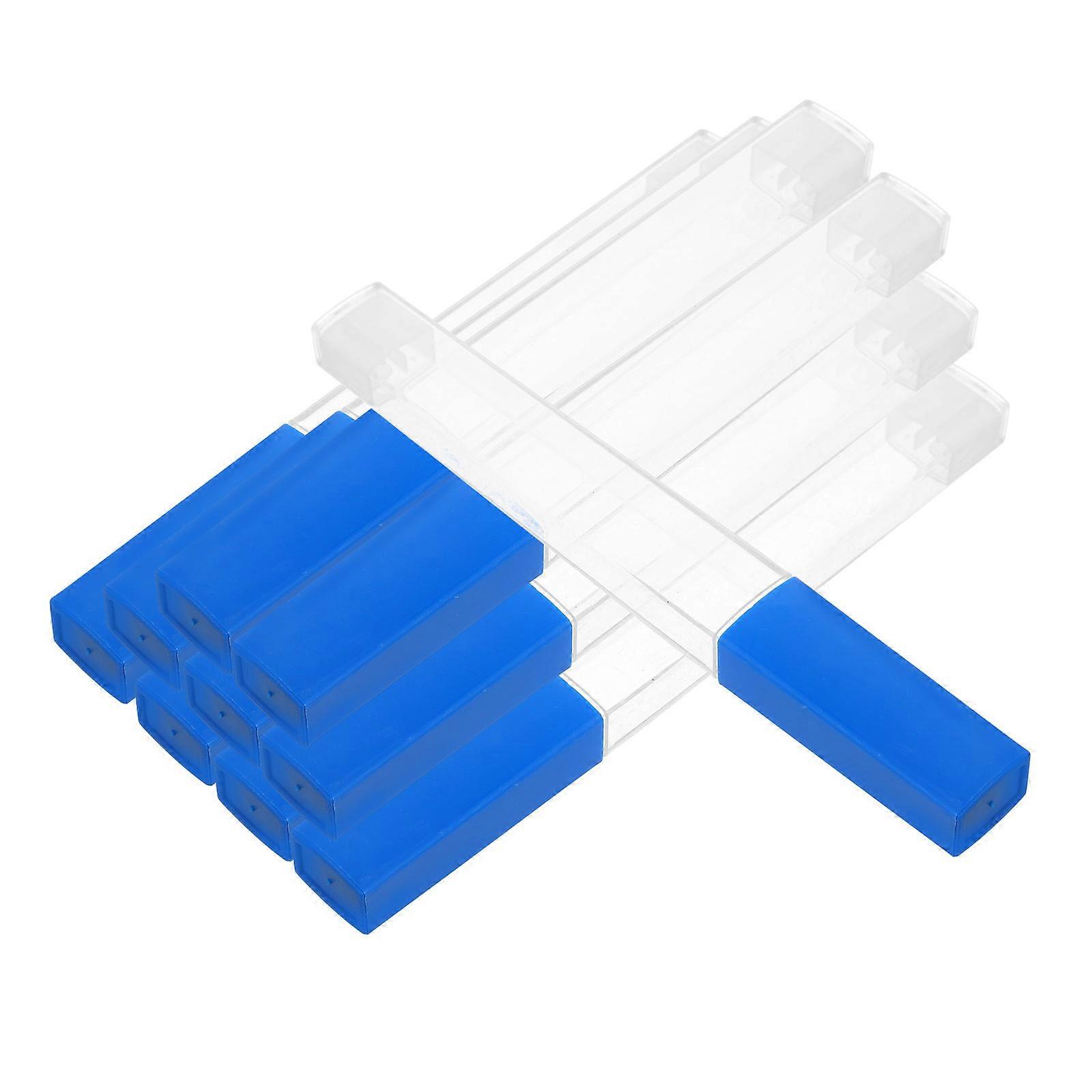 Plastic Thermometer Storage Case for 40Pcs Clear Tubes